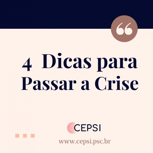 DICAS PARA ESTACRISE