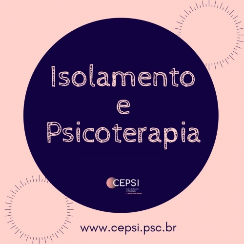 ISOLAMENTO E PSICOTERAPIA